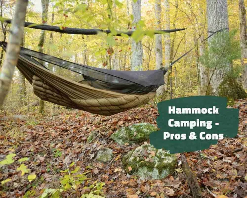 Pros and Cons of Hammock Camping